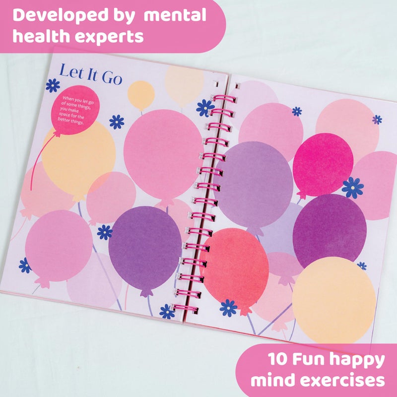 jackinthebox DIY Journal for Girls Ages 8-12  242 pcs  Scrapbook Kit  Tween Girls Gifts  Girls Journal Kit  Includes 10 Mental Health Exercises  Journaling Kit  Gifts for 8 9 10 11 12-Year-Old - Image 3